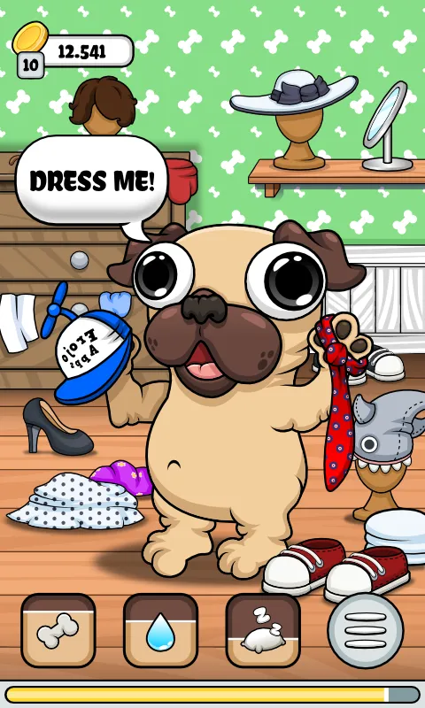 Pug – My Virtual Pet Dog [мод: много денег] Screenshot 2