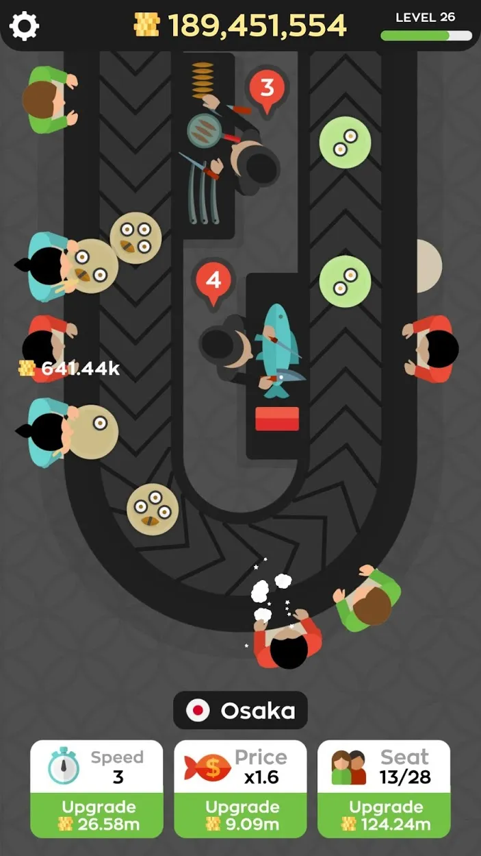 Sushi Bar Idle [мод: много денег] Screenshot 2