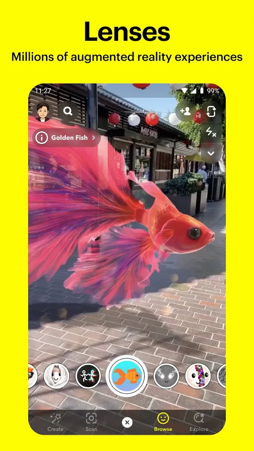 Snapchat v13.92.0.53 APK Мод (Всё открыто, VIP) Screenshot 3
