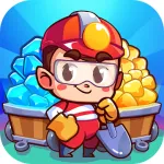 Скачать Idle Miner Simulator – Idle Gold Tycoon [мод: много денег] на Андроид