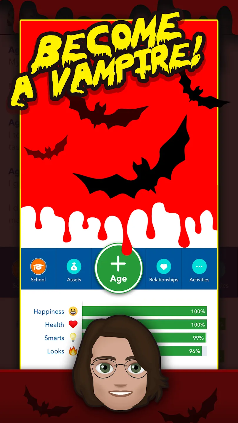 BitLife - Life Simulator v3.23.8 APK Мод (Меню, Bitizenship; Режим бога; Машина времени) Screenshot 1 BitLife - Life Simulator v3.23.8 APK Мод (Меню, Bitizenship; Режим бога; Машина времени) Screenshot 1