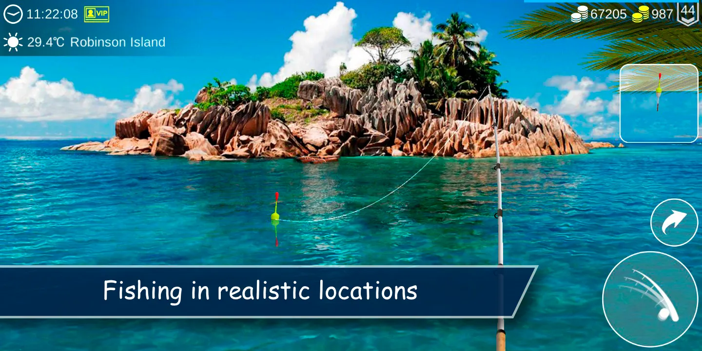 My Fishing World v1.16.27 APK Мод (Бесплатные покупки) Screenshot 1
