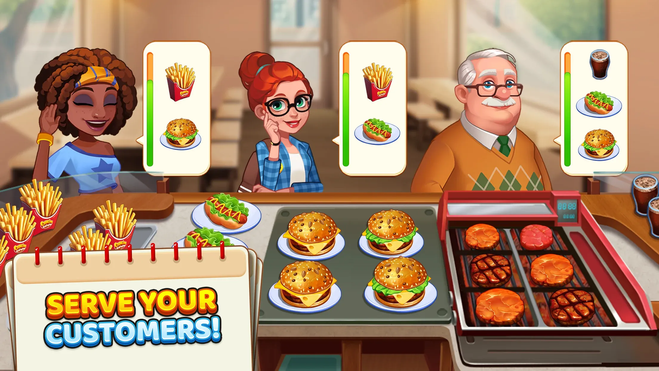 Кулинарное Безумие v3.2.3 APK Мод (Много денег) Screenshot 1