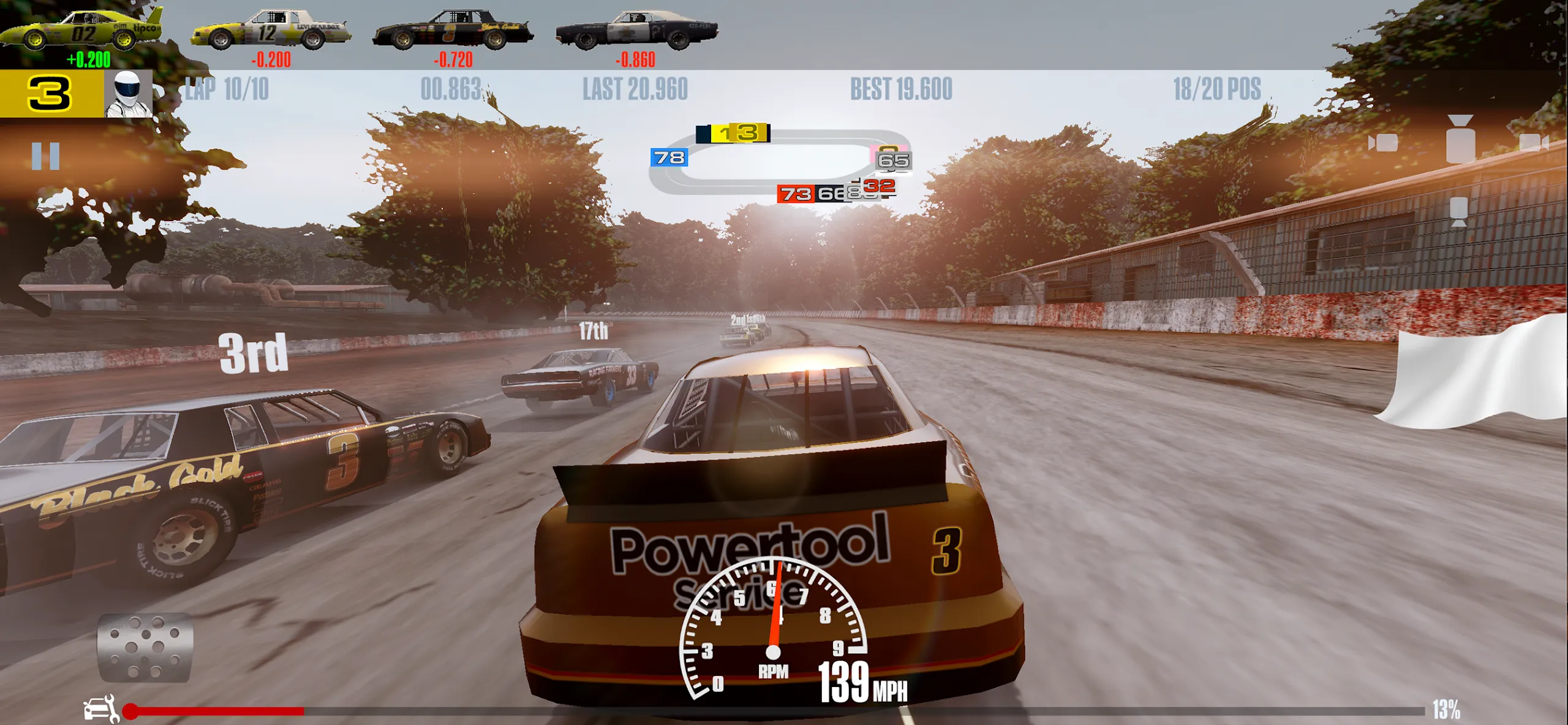 Stock Car Racing v3.21 APK Мод (Меню, Много денег) Screenshot 3