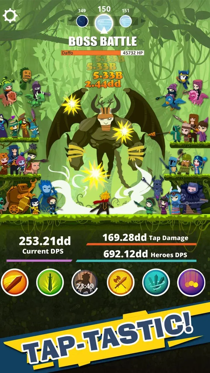 Убийца Титанов (Tap Titans) v4.1.6 APK Мод (Много денег) Screenshot 2 Убийца Титанов (Tap Titans) v4.1.6 APK Мод (Много денег) Screenshot 2