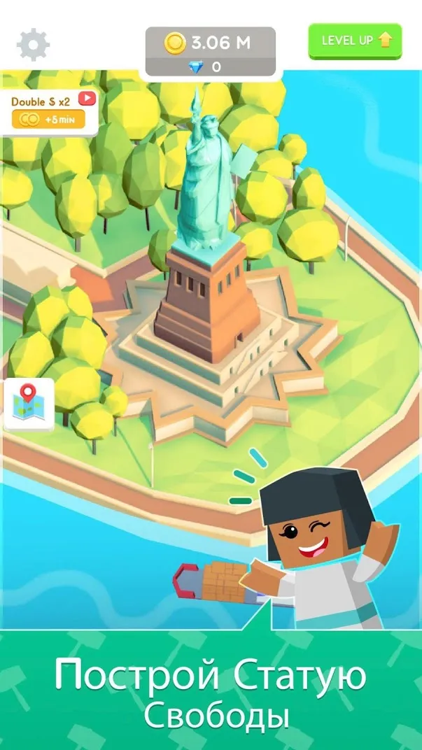 Idle Landmark Tycoon [мод: много денег] Screenshot 3