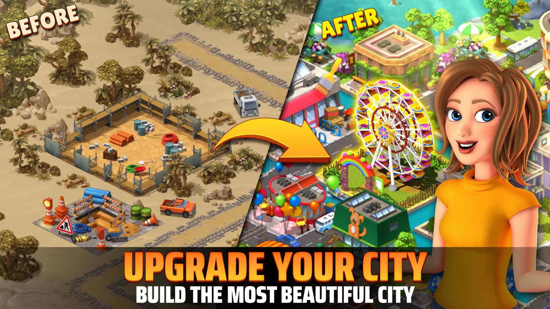 City Island 5 v5.7.0 APK Мод (Много денег) Screenshot 1 City Island 5 v5.7.0 APK Мод (Много денег) Screenshot 1