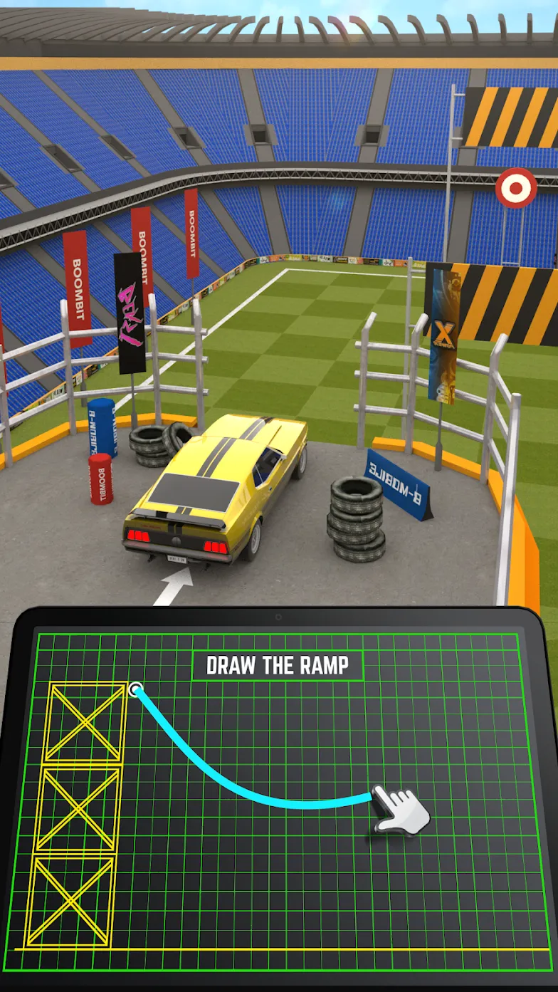 Ramp Car Jumping [мод: много денег] Screenshot 4