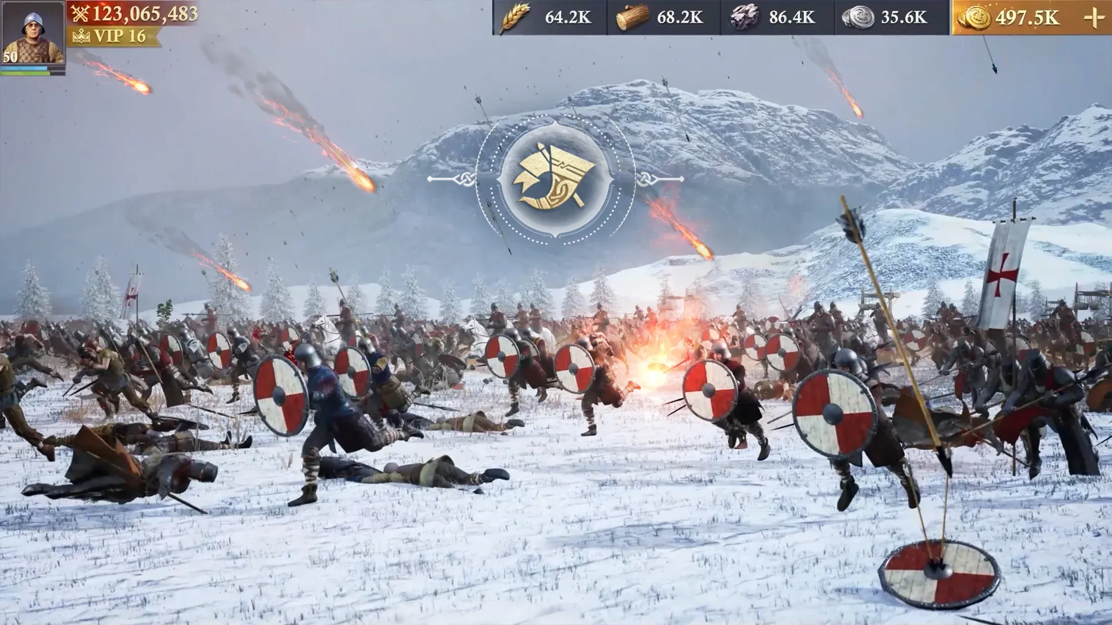 Стужа и пламя: King of Avalon v23.9.20 APK Мод (Меню, Скорость игры) Screenshot 1