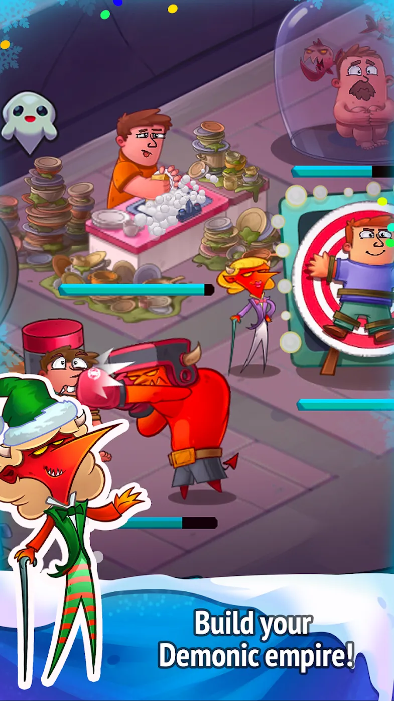 Idle Evil Clicker [мод: бесплатные покупки] Screenshot 1