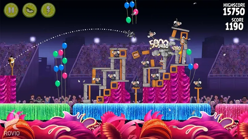 Angry Birds Rio [мод: много денег] Screenshot 4