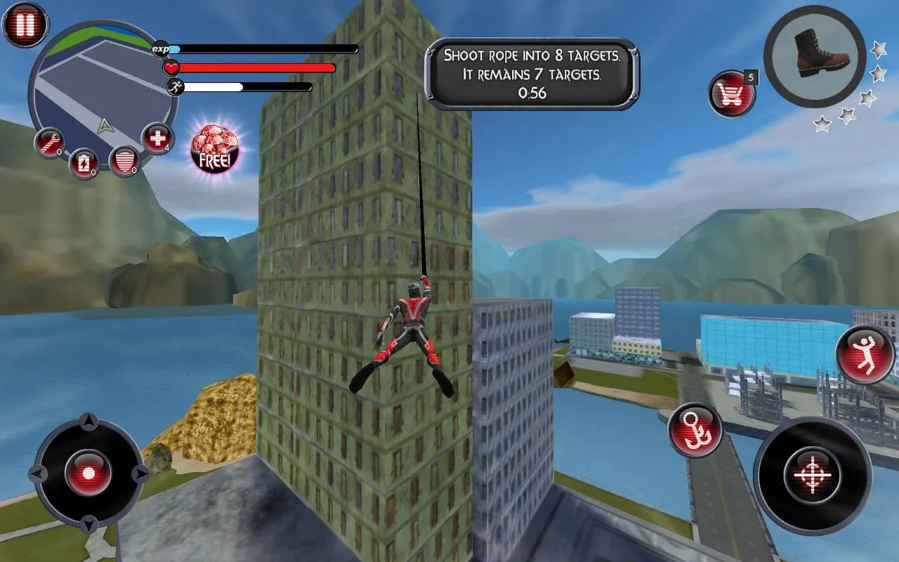 Rope Hero v3.7.1 APK Мод (Много денег) Screenshot 3