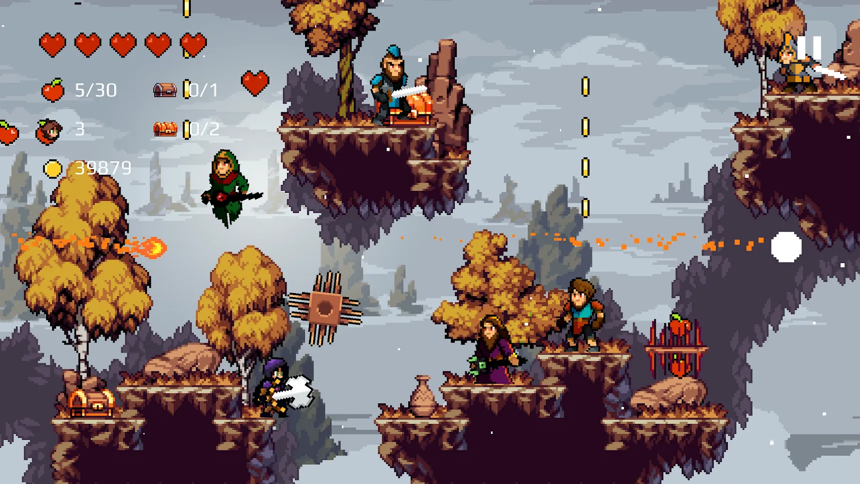 Apple Knight Action Platformer [мод: много денег] Screenshot 4