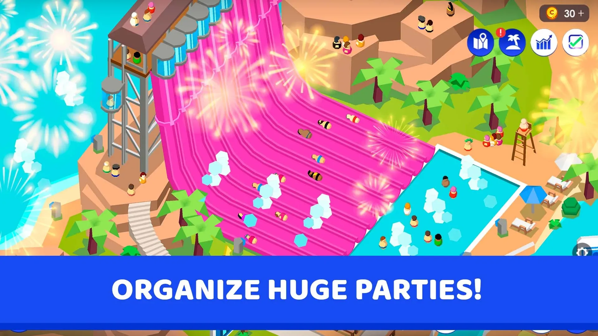 Idle Theme Park Tycoon [мод: меню] Screenshot 2