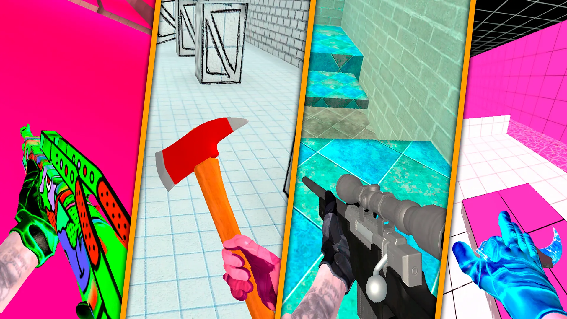 Bhop GO v209 APK Мод (Бесплатные покупки) Screenshot 2 Bhop GO v209 APK Мод (Бесплатные покупки) Screenshot 2
