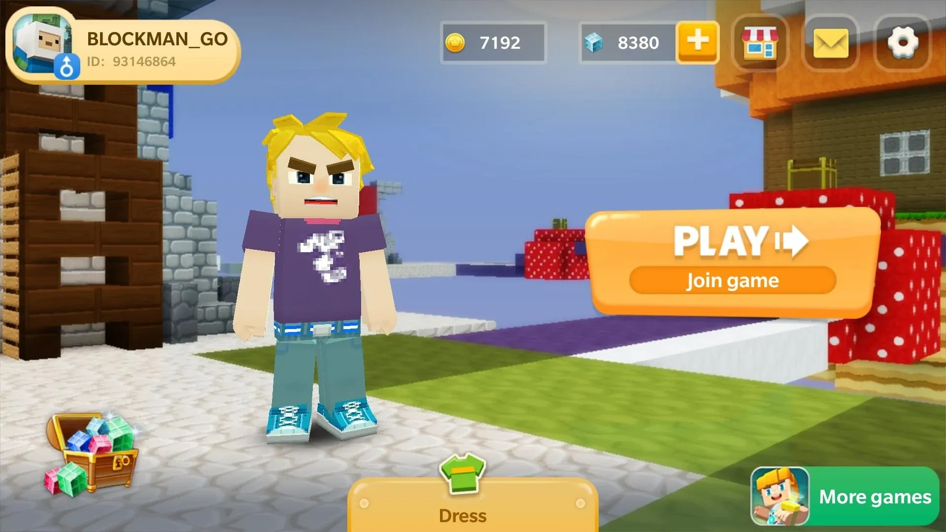Sky Wars for Blockman Go v2.6.2 APK Мод (Бесплатные покупки) Screenshot 1 Sky Wars for Blockman Go v2.6.2 APK Мод (Бесплатные покупки) Screenshot 1