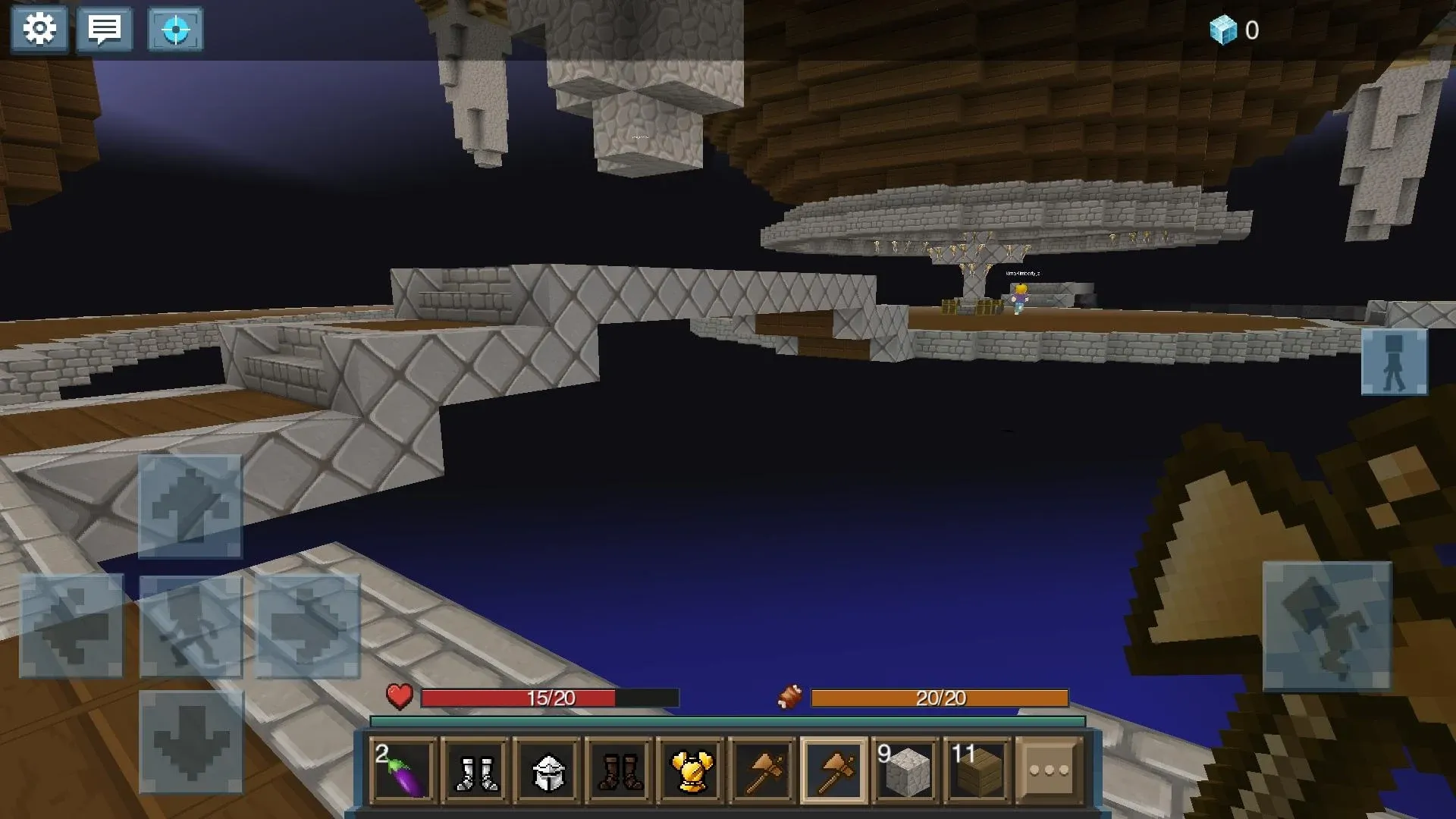 Sky Wars for Blockman Go v2.6.2 APK Мод (Бесплатные покупки) Screenshot 3 Sky Wars for Blockman Go v2.6.2 APK Мод (Бесплатные покупки) Screenshot 3