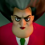 Скачать Страшный Учитель 3D Мод (Меню, Много денег) на Андроид