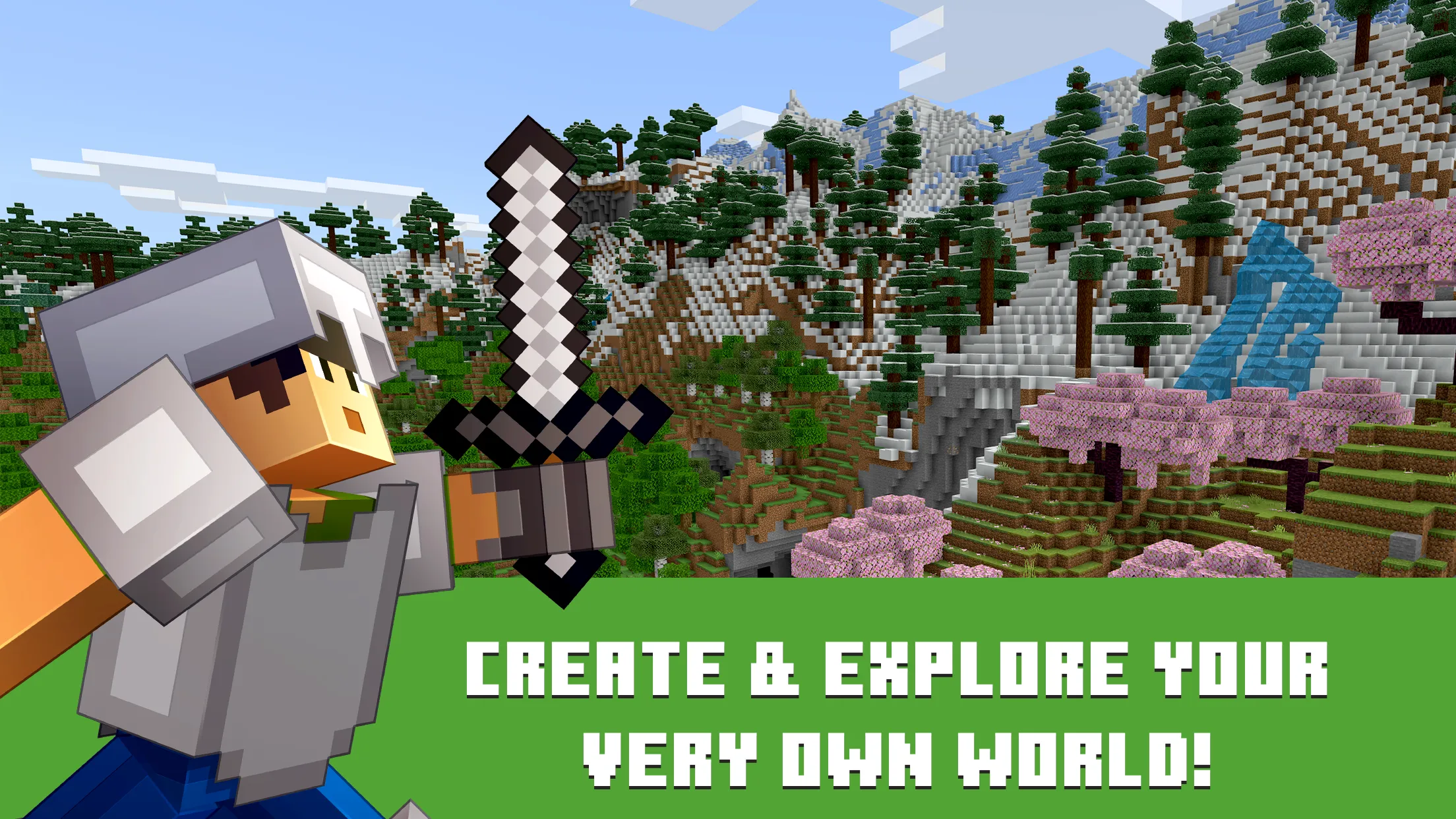 Майнкрафт v1.26.30.31 APK Мод (Меню, Бессмертие) Screenshot 2