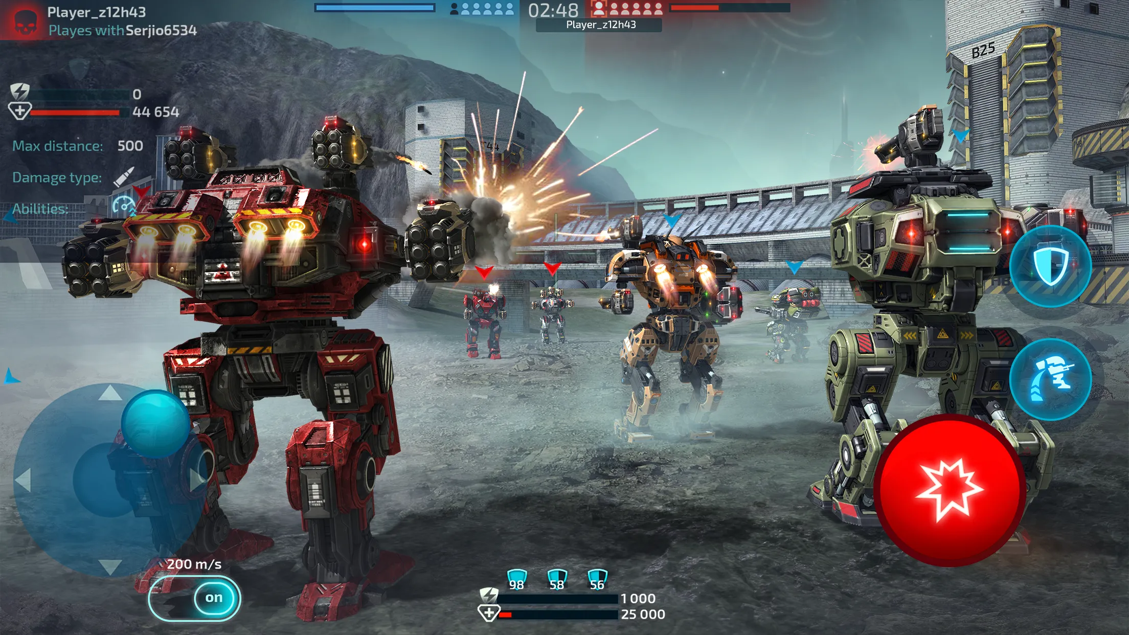Robot Warfare: Битва Pоботов v0.4.1 APK Мод (Бесконечные боеприпасы) Screenshot 5