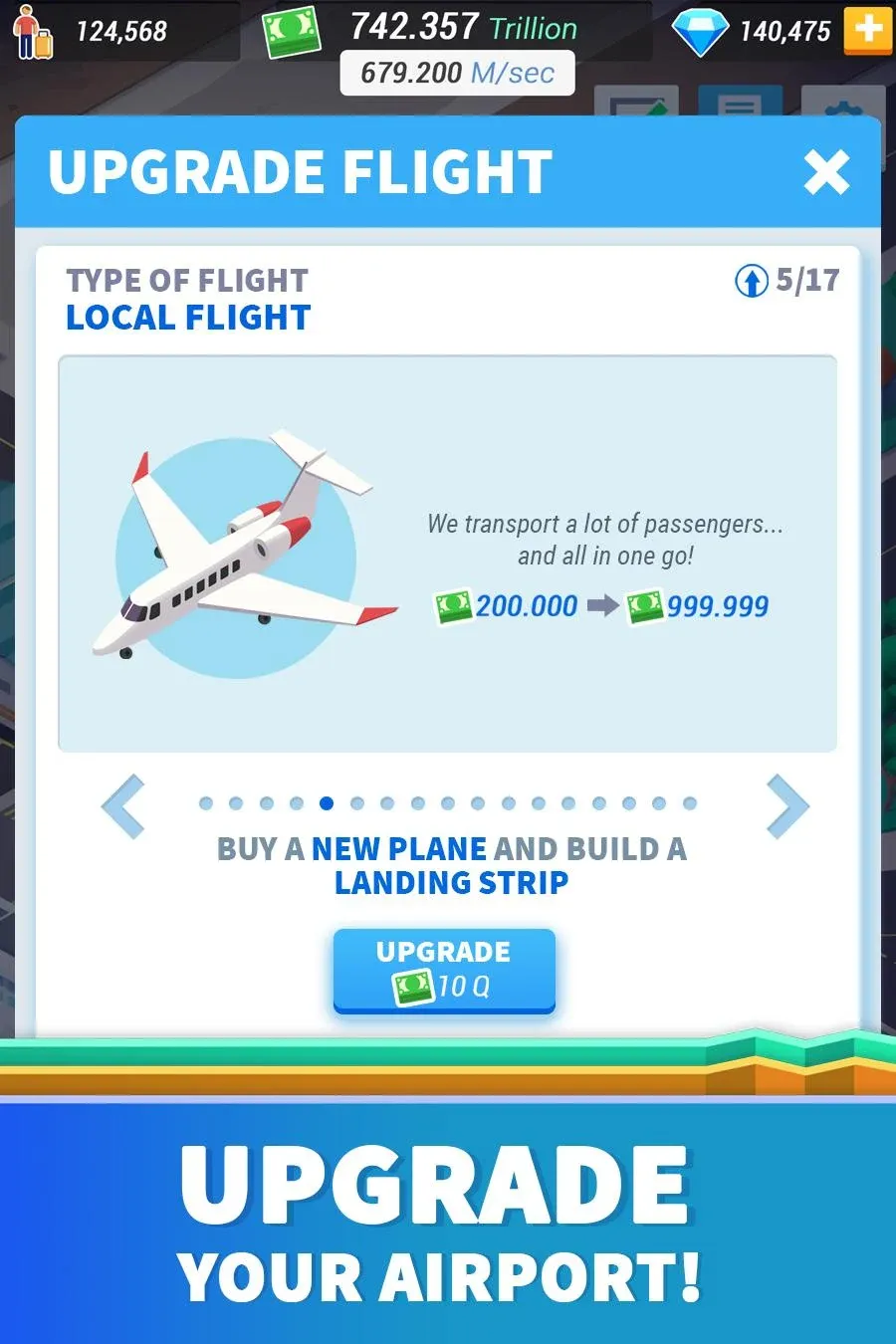 Idle Airport Tycoon v1.51 APK Мод (Меню, Много денег, Скорость) Screenshot 4 Idle Airport Tycoon v1.51 APK Мод (Меню, Много денег, Скорость) Screenshot 4