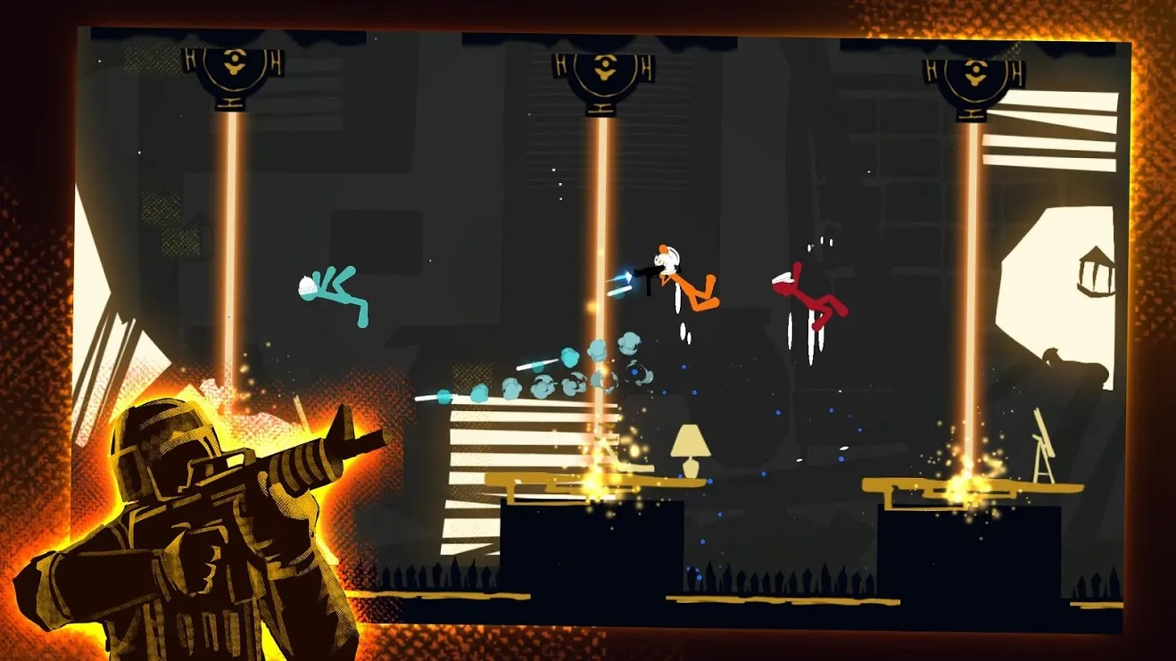 Stickfight Shadow Battle [мод: бесплатные покупки] Screenshot 1