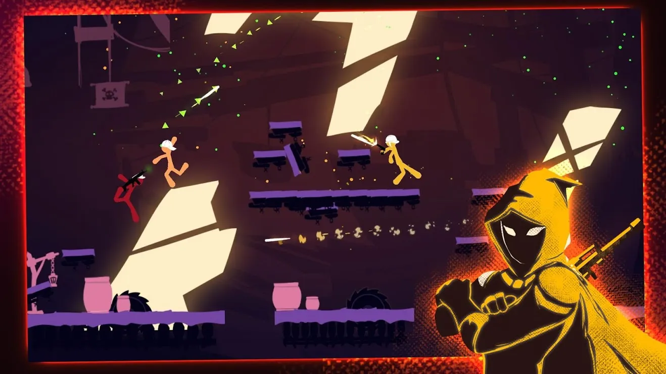 Stickfight Shadow Battle [мод: бесплатные покупки] Screenshot 4