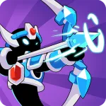 Скачать Stickfight Archer Мод (Много денег) на Андроид