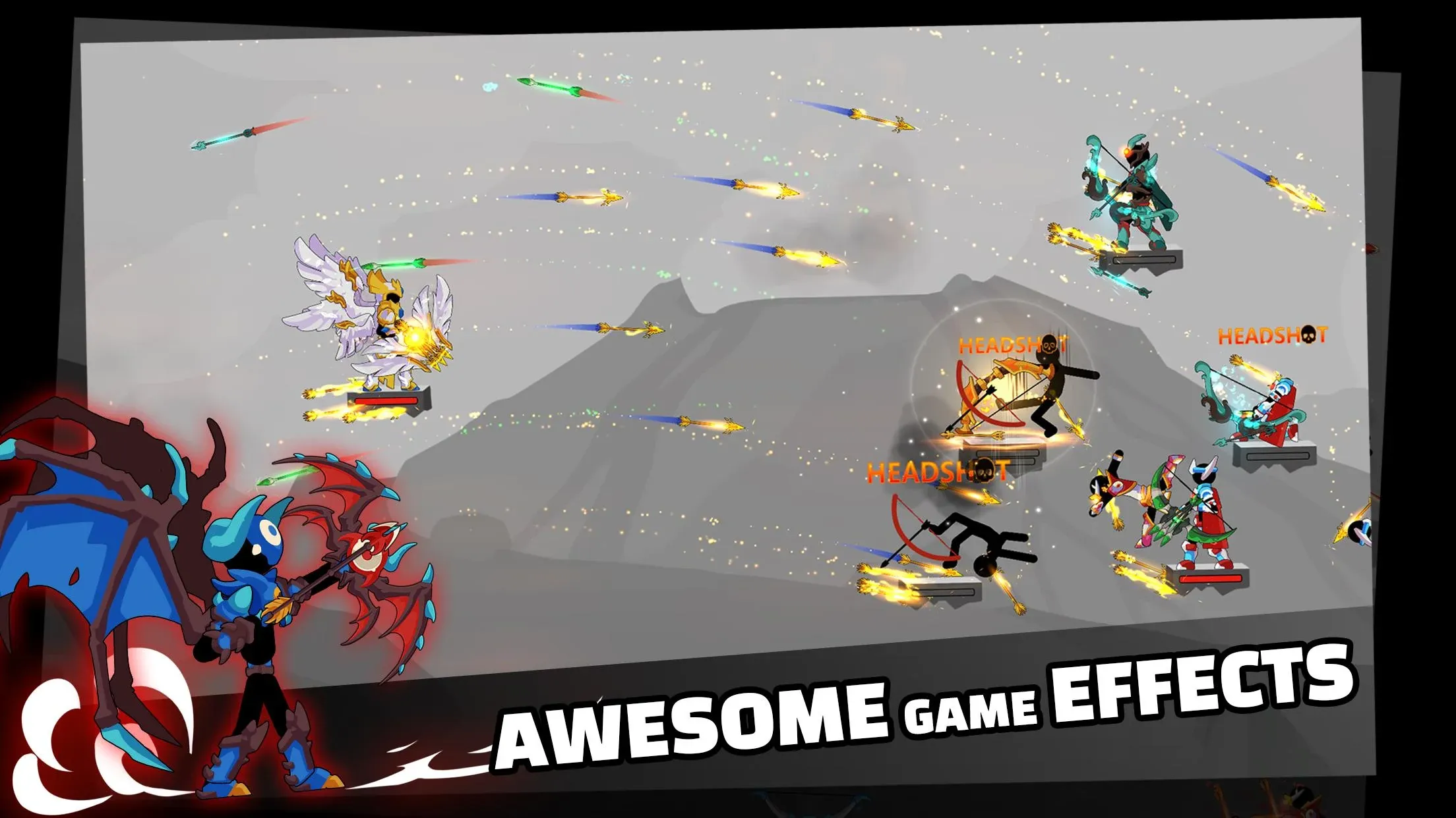 Stickfight Archer v1.77 APK Мод (Много денег) Screenshot 2
