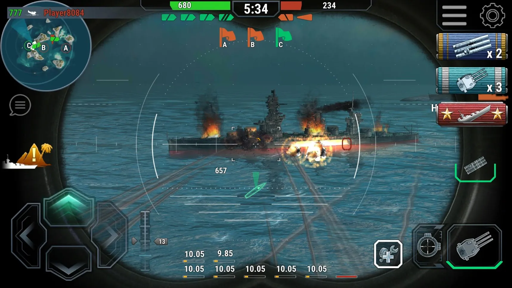 Warships Universe: Naval Battle [мод: много денег] Screenshot 2
