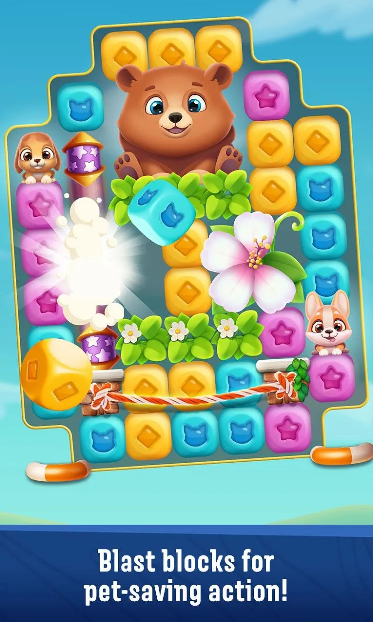 Pet Rescue Puzzle Saga v1.10.5 APK Screenshot 1 Pet Rescue Puzzle Saga v1.10.5 APK Screenshot 1