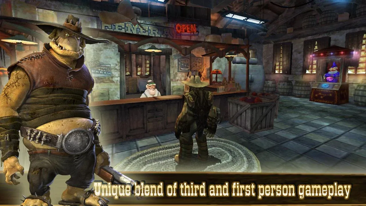 Oddworld: Stranger's Wrath v1.0.16 APK Мод (Режим бога) Screenshot 3