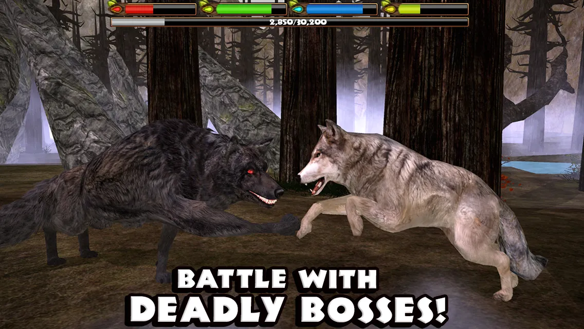 Ultimate Wolf Simulator [мод: много очков умений] Screenshot 5