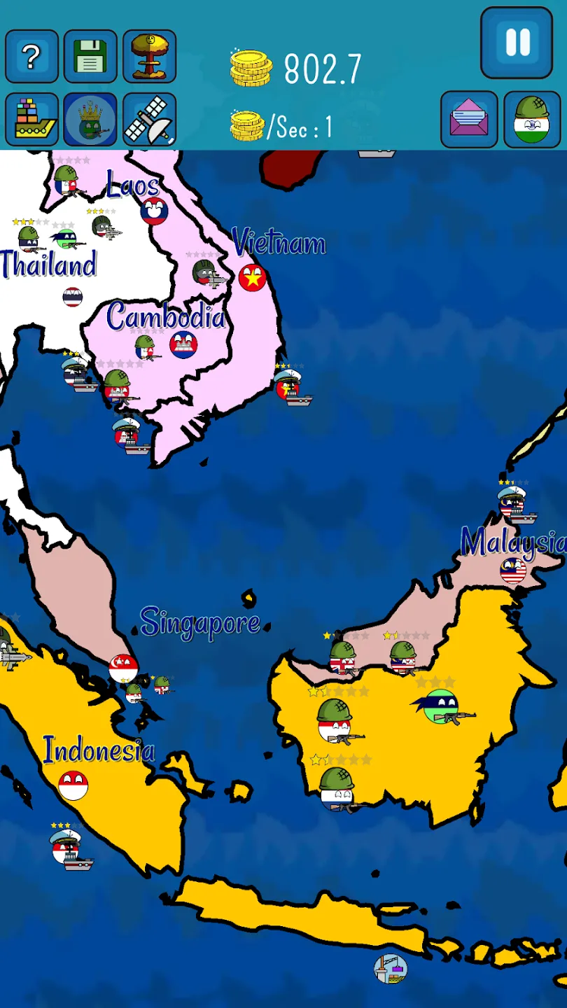 Dictators : No Peace v62 APK Мод (Много денег) Screenshot 1