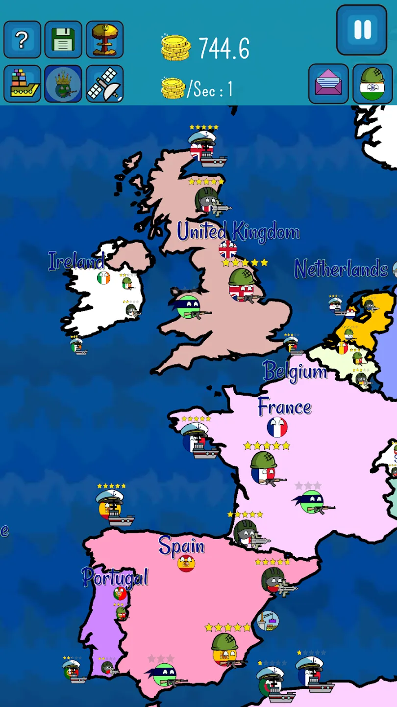 Dictators : No Peace v62 APK Мод (Много денег) Screenshot 2