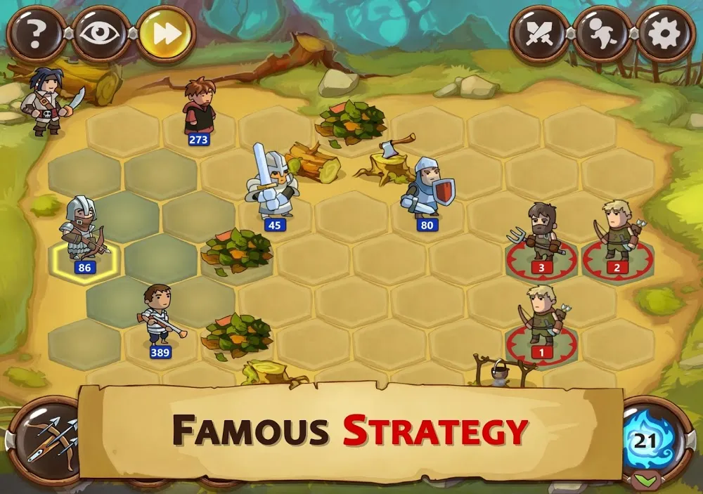 Braveland Heroes [мод: много денег] Screenshot 1