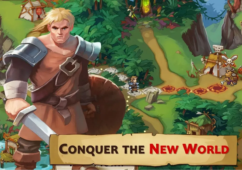 Braveland Heroes [мод: много денег] Screenshot 2