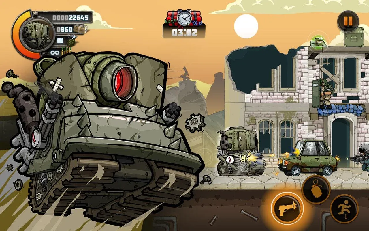 Metal Soldiers 2 v3.18 APK Мод (Много денег) Screenshot 4 Metal Soldiers 2 v3.18 APK Мод (Много денег) Screenshot 4