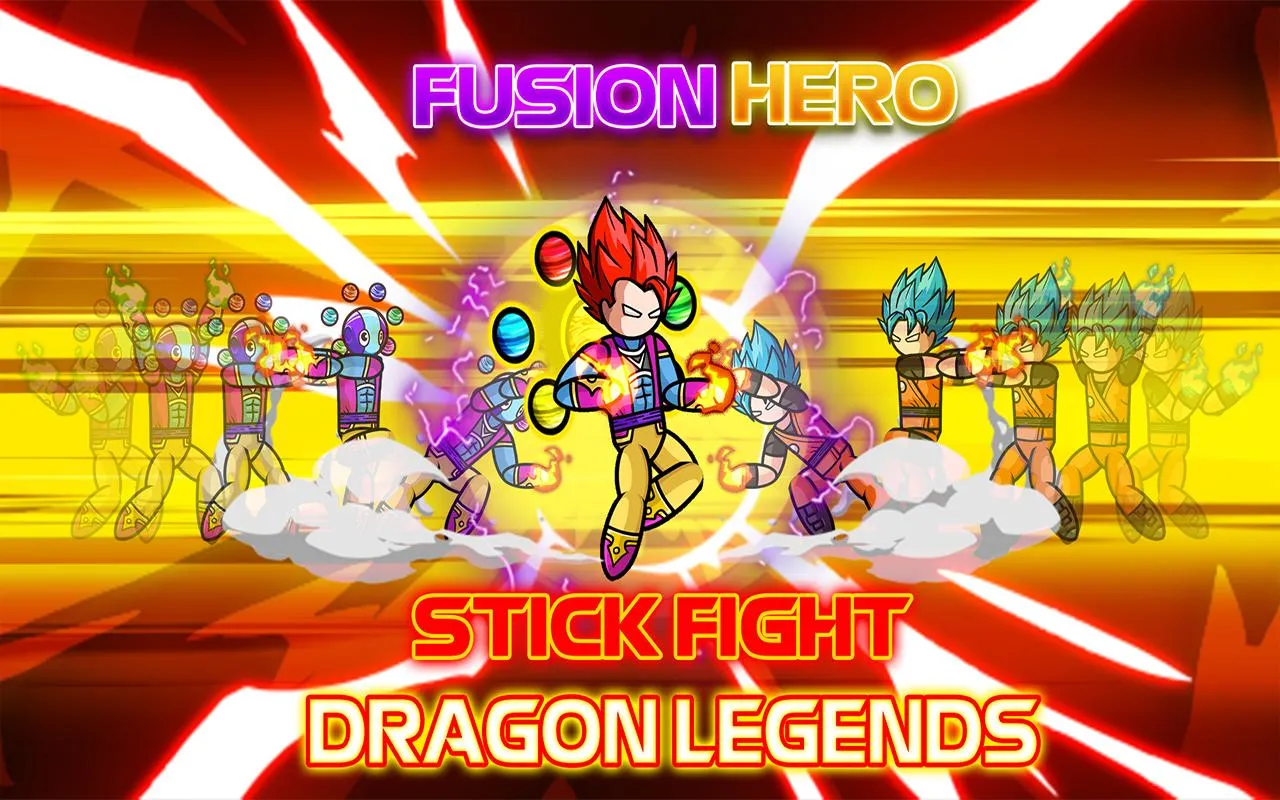 Stickman Warriors Dragon Fight Screenshot 1