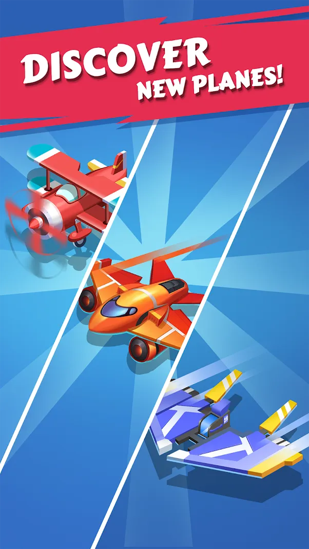 Merge Plane – Click & Idle Tycoon [мод: много денег] Screenshot 4