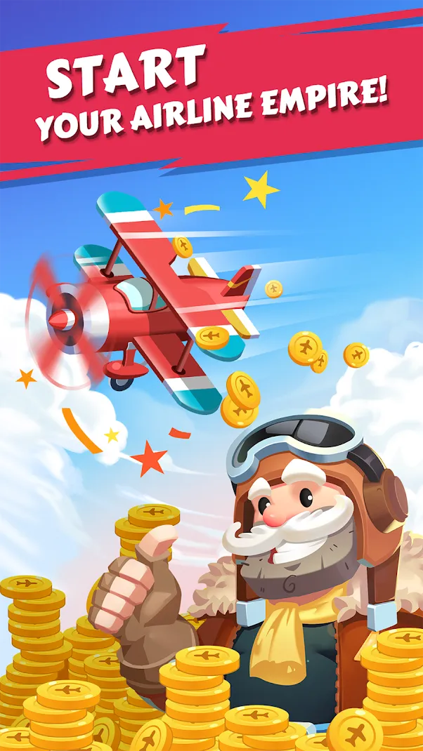 Merge Plane – Click & Idle Tycoon [мод: много денег] Screenshot 5