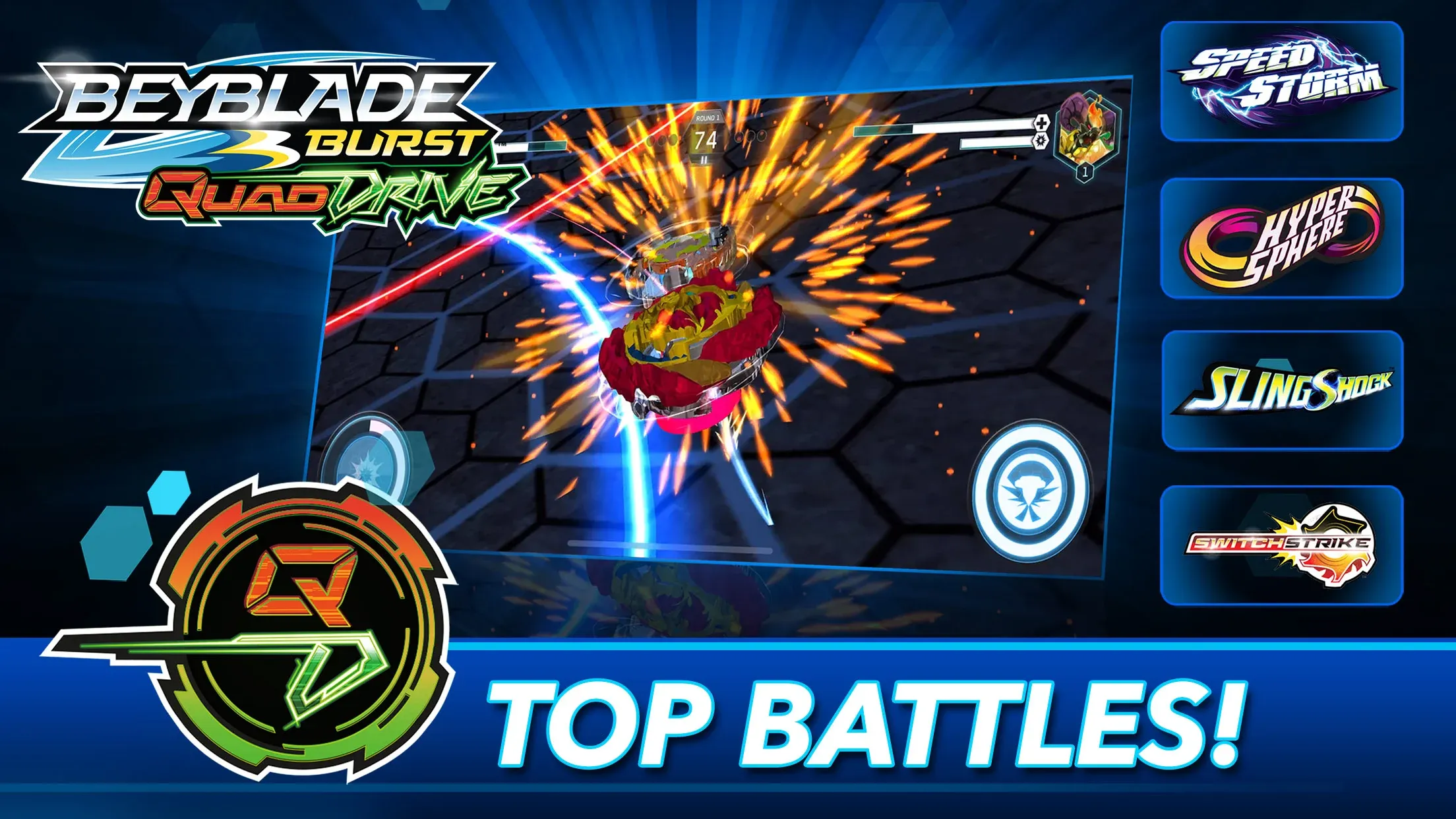 BEYBLADE BURST app v11.1.7 APK Мод (Много денег) Screenshot 1