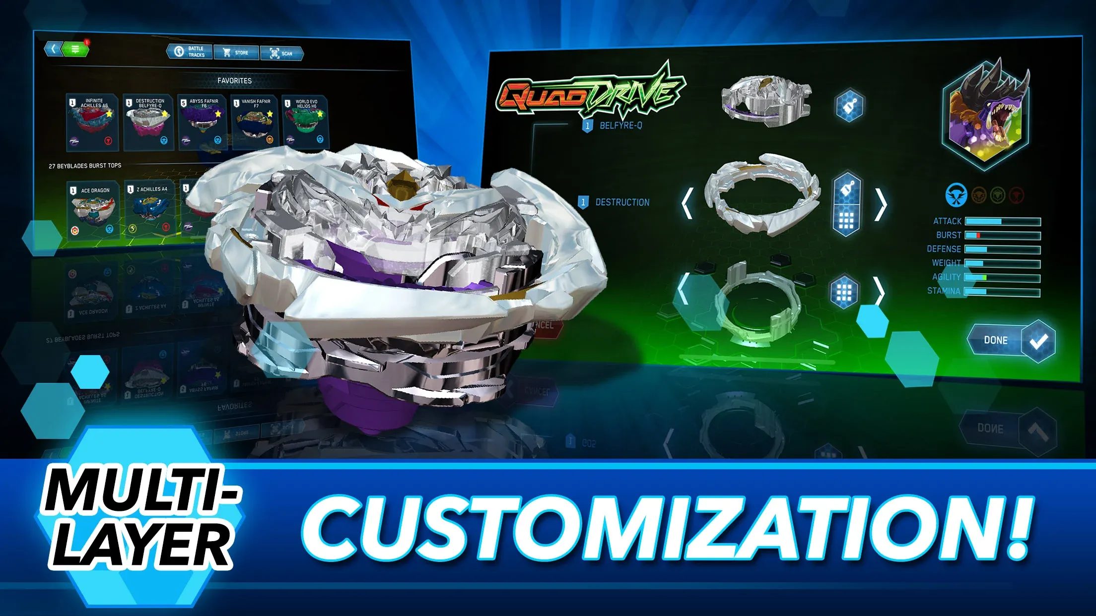 BEYBLADE BURST app v11.1.7 APK Мод (Много денег) Screenshot 2