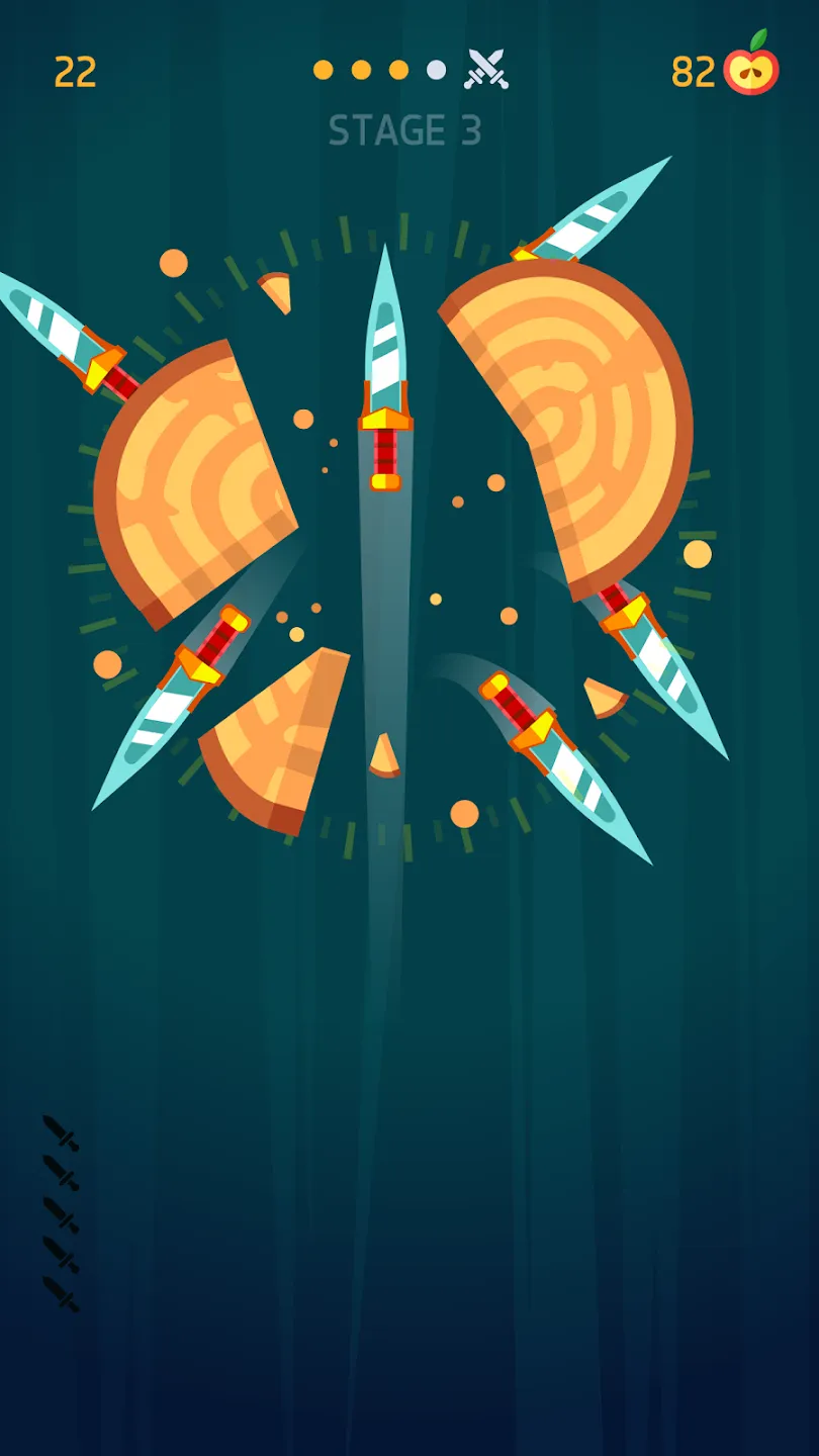 Knife Hit v1.8.30 APK Мод (Много денег) Screenshot 2 Knife Hit v1.8.30 APK Мод (Много денег) Screenshot 2