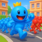 Скачать Crowd City Мод (Меню, Топ 1, Безлимитное время, Скины) на Андроид