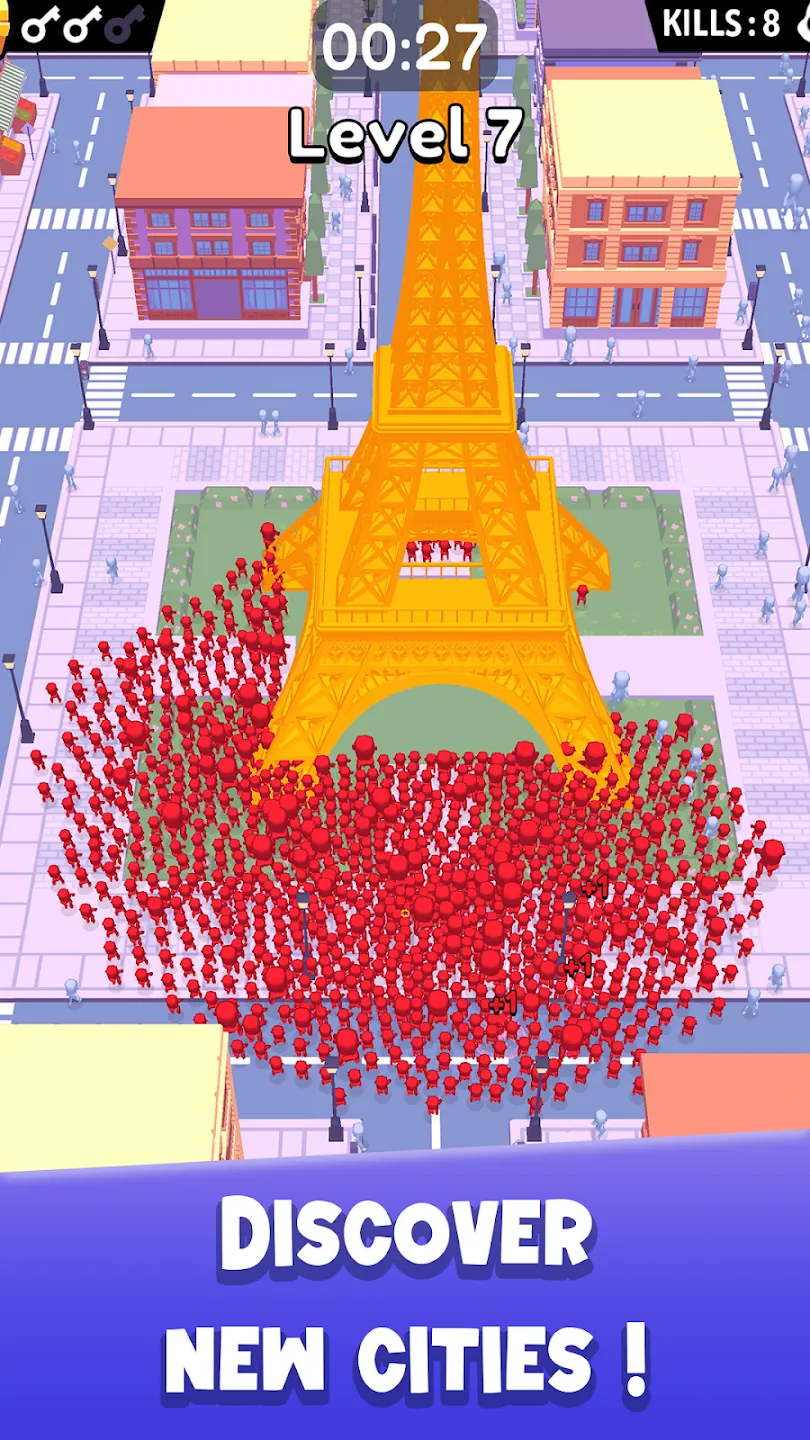 Crowd City v2.9.52 APK Мод (Меню, Топ 1, Безлимитное время, Скины) Screenshot 2 Crowd City v2.9.52 APK Мод (Меню, Топ 1, Безлимитное время, Скины) Screenshot 2