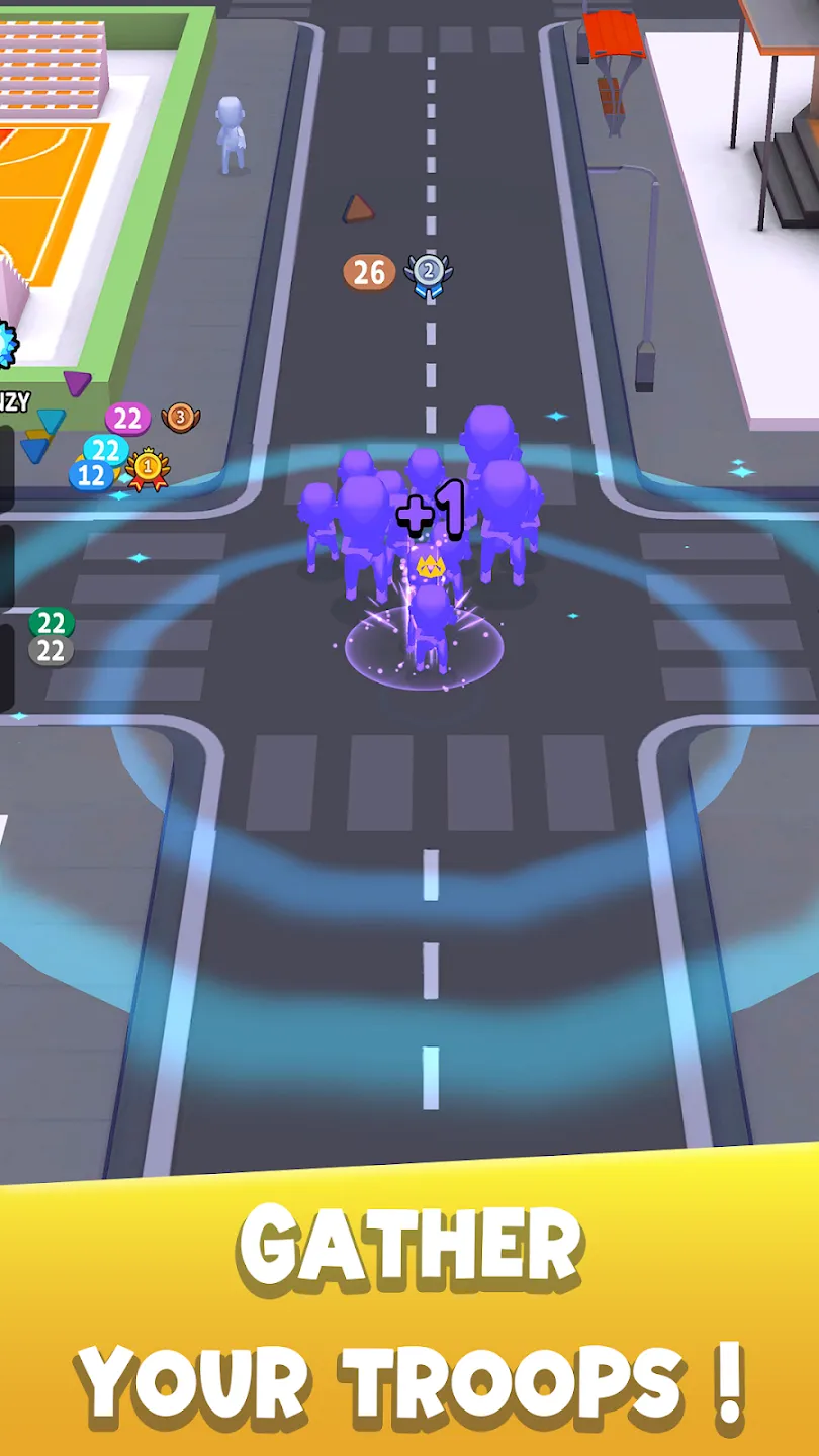 Crowd City v2.9.52 APK Мод (Меню, Топ 1, Безлимитное время, Скины) Screenshot 5