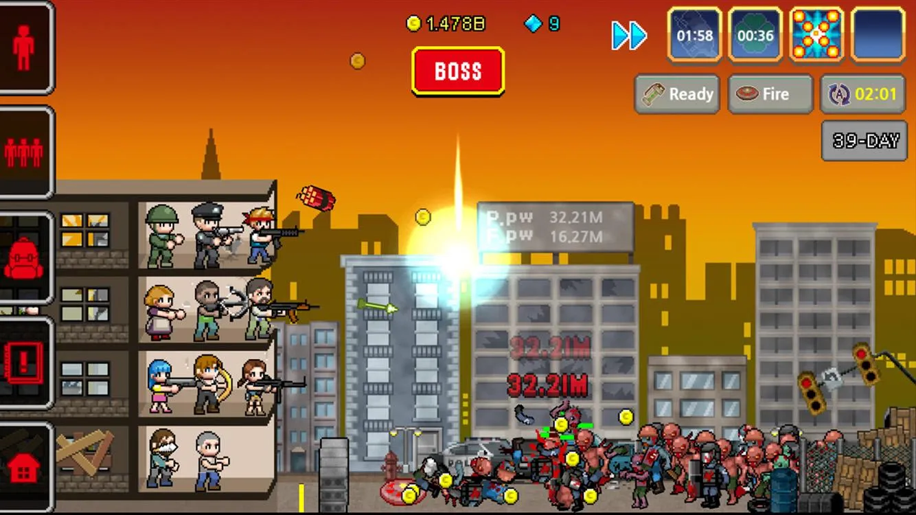 100 DAYS - Zombie Survival [мод: много денег] Screenshot 5