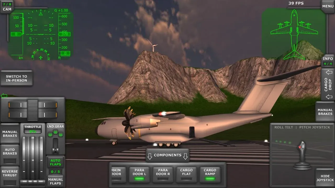Turboprop Flight Simulator v1.34.1 APK Мод (Много денег) Screenshot 2