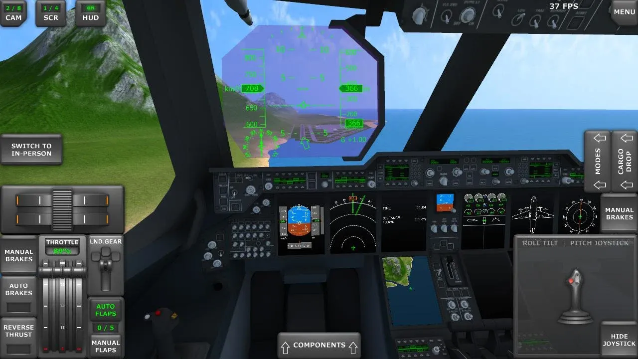 Turboprop Flight Simulator v1.34.1 APK Мод (Много денег) Screenshot 3